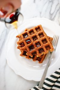 Pumpkin waffles recipe