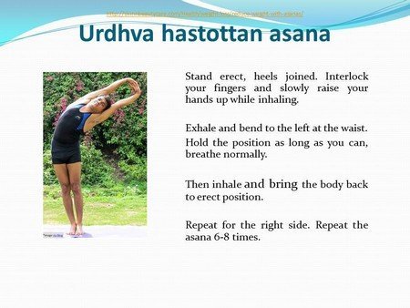 Urdhva Hastottan Asana