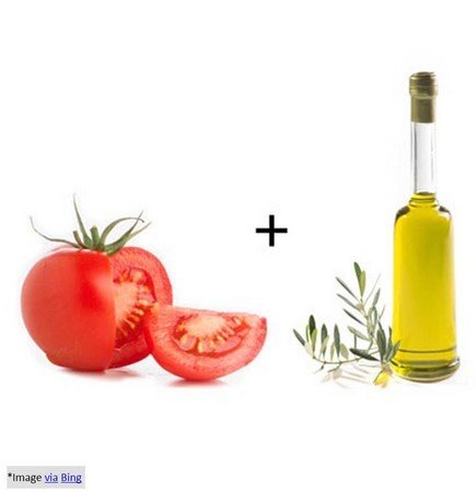 Tomatoes and olive oil