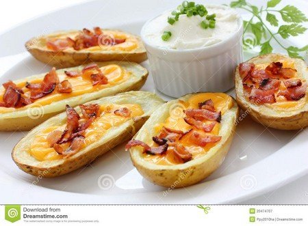 potato skins appetizers