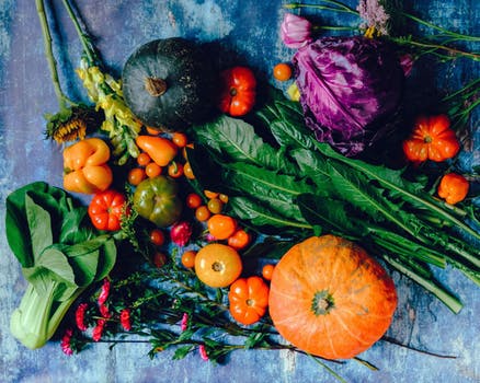 Bright Coloured Fruits and Vegetables