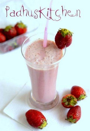 Strawberry milkshake