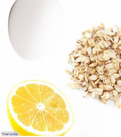 lemon-juice-egg-and-oatmeal