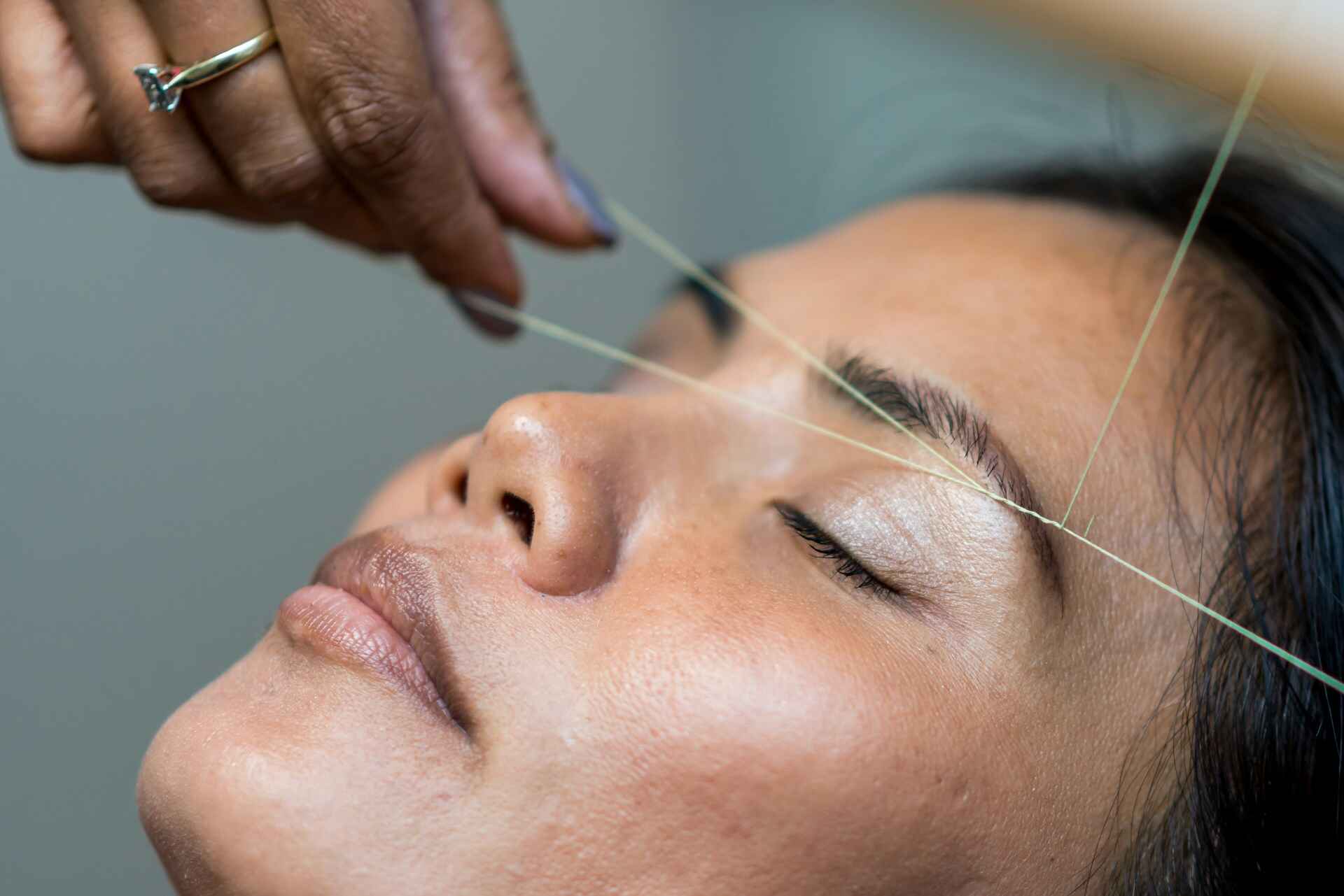 Plucking Eye Brows