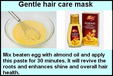Gentle hair care mask
