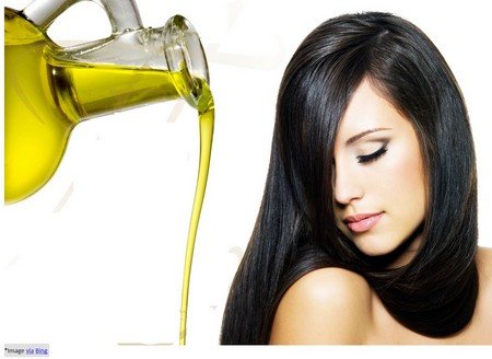 Hair-care-with-olive-oil
