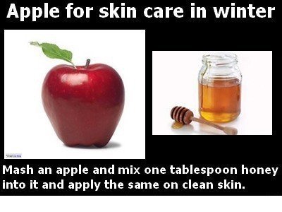 Apple-for-skin-care-in-winter