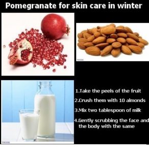 Pomegranate-for-skin-care-in-winter
