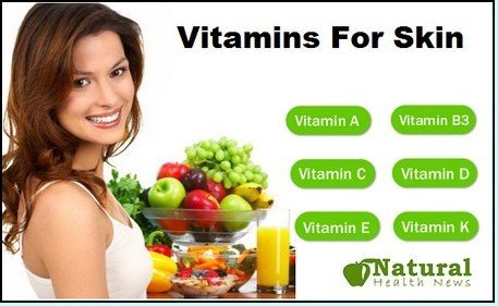 Vitamins for skin