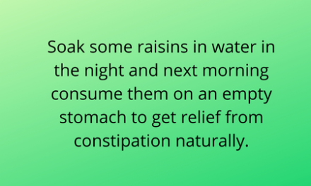 Effective Home Remedies to Treat Constipation in Natural Way