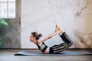 Bow pose for diabetes control