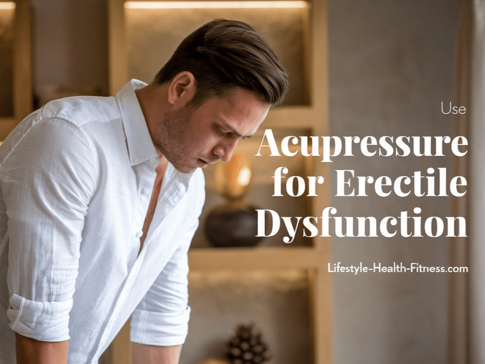 Use acupressure for erectile dysfunction for best results