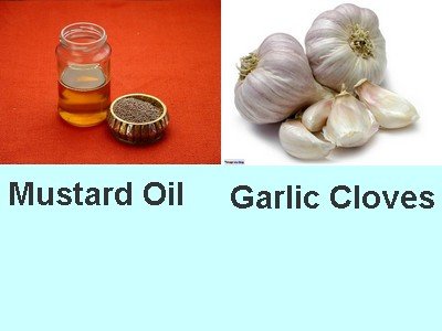 Benefits of Mustard oil and garlic