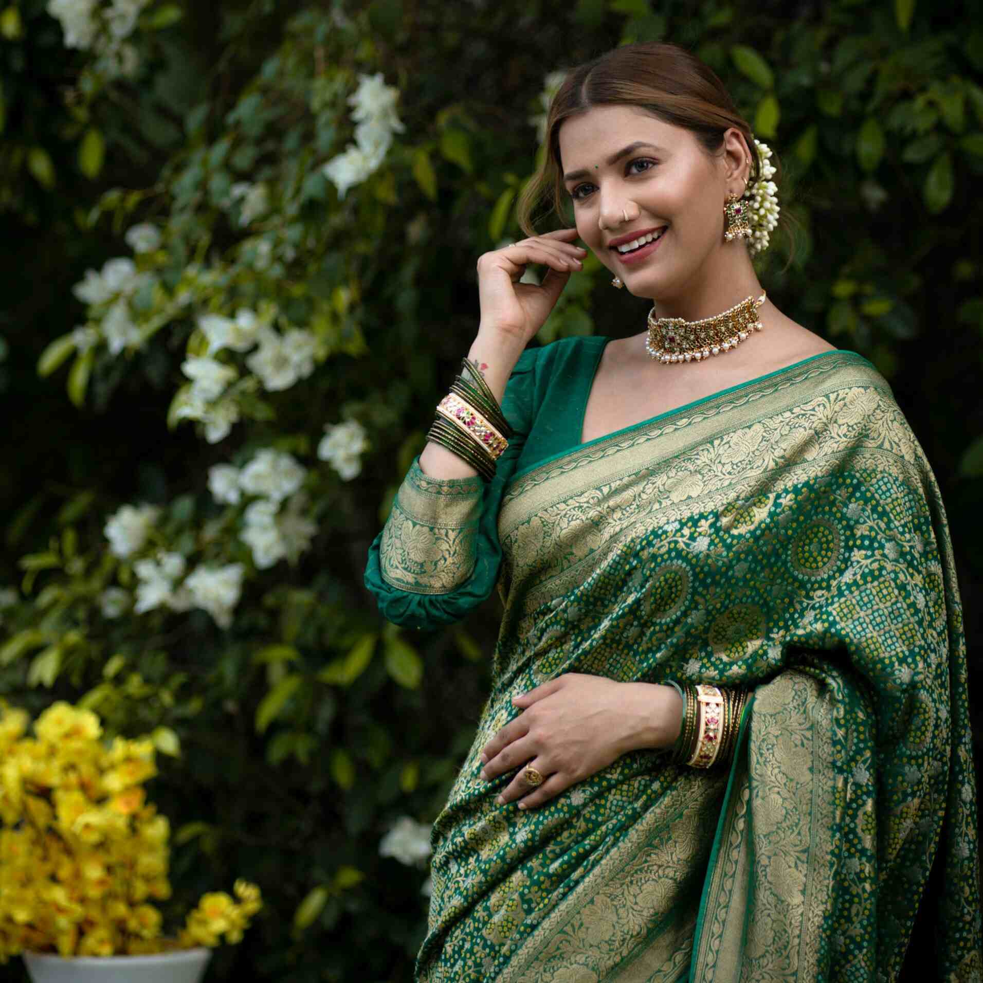 Sea Green Wedding Colors for Indian Brides